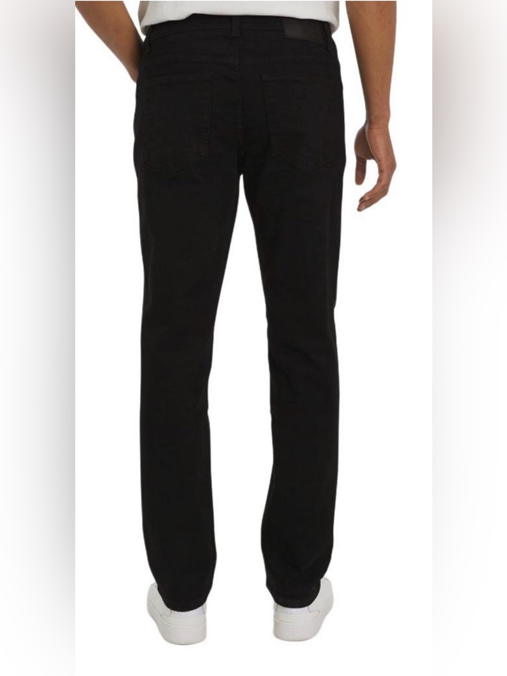 DKNY Men's Slim Straight Black Jeans - Picture 3 of 8